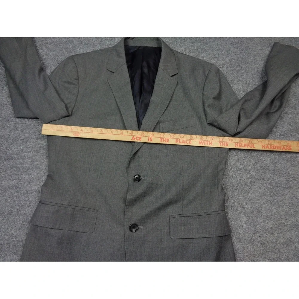 Bonobos Blazer Mens 38S Gray Marzotto Italian Wool 2 Button Slim Fit EXCELLENT